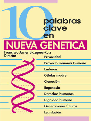 cover image of 10 palabras clave en nueva genética
